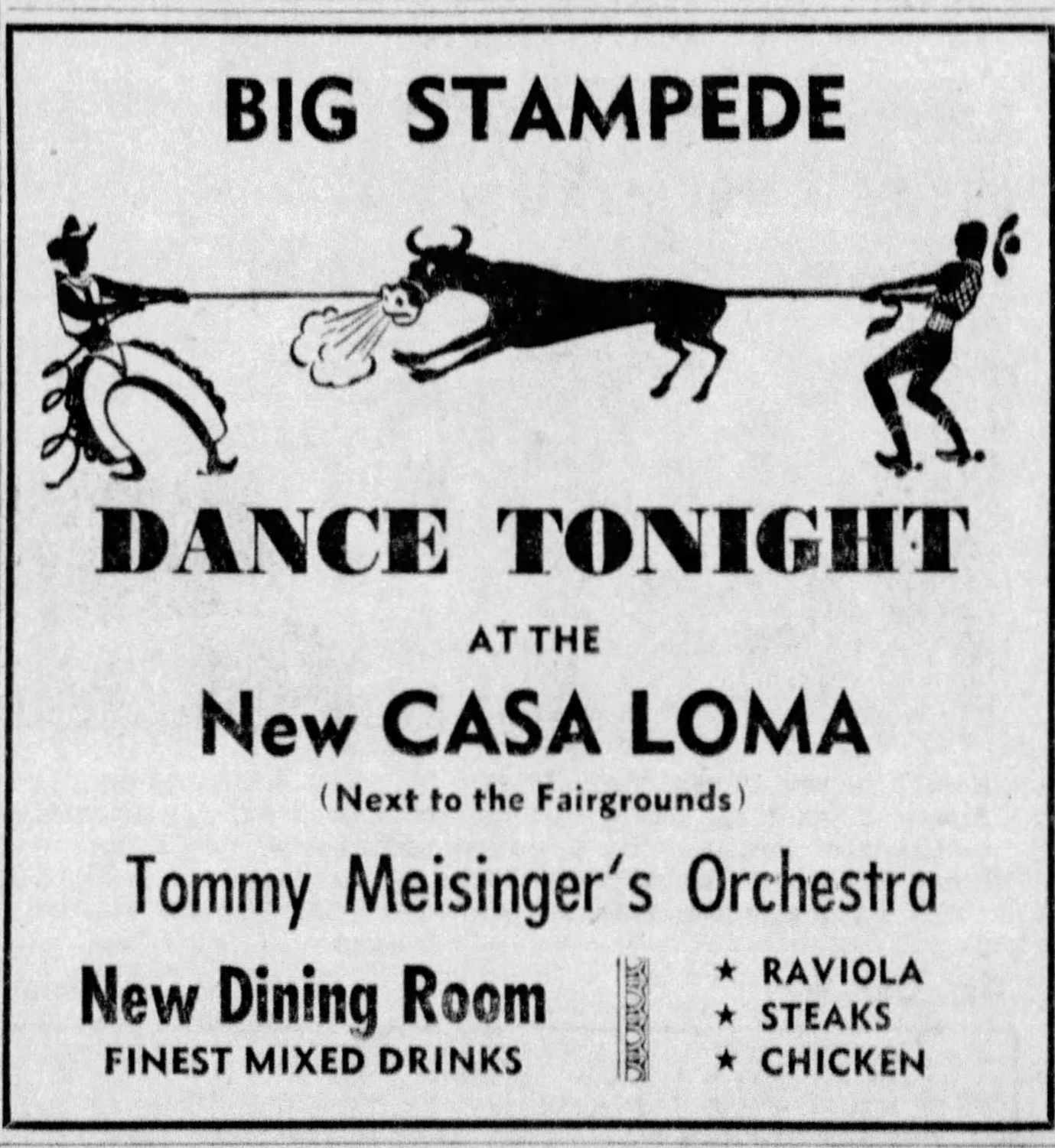 Casa Loma ad 1947
